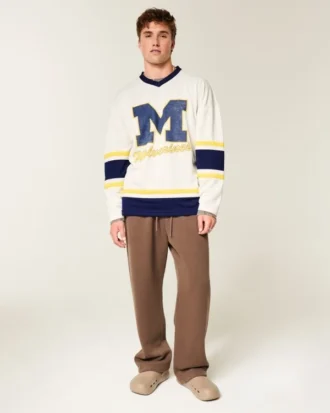University of Michigan Wolverines Graphic Hockey Jersey