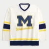 University of Michigan Wolverines Graphic Hockey Jersey
