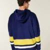 University of Michigan Wolverines Graphic Hockey Jersey Hoodie University of Michigan Wolverines Graphic Hockey Jersey Hoodie