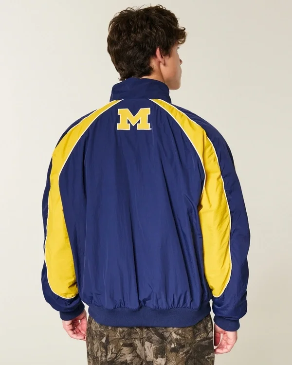 University of Michigan Wolverines Graphic Windbreaker Jacket University of Michigan Wolverines Graphic Windbreaker Jacket