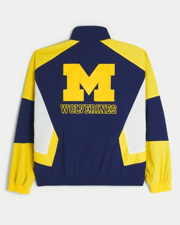 University of Michigan Wolverines Graphic Windbreaker Jacket University of Michigan Wolverines Graphic Windbreaker Jacket