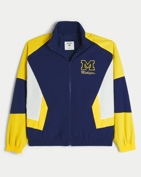 University of Michigan Wolverines Graphic Windbreaker Jacket University of Michigan Wolverines Graphic Windbreaker Jacket