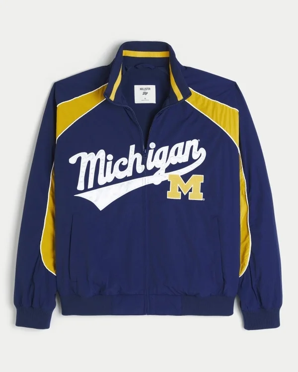 University of Michigan Wolverines Graphic Windbreaker Jacket University of Michigan Wolverines Graphic Windbreaker Jacket