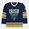University of Notre Dame Fighting Irish Graphic Hockey Jersey