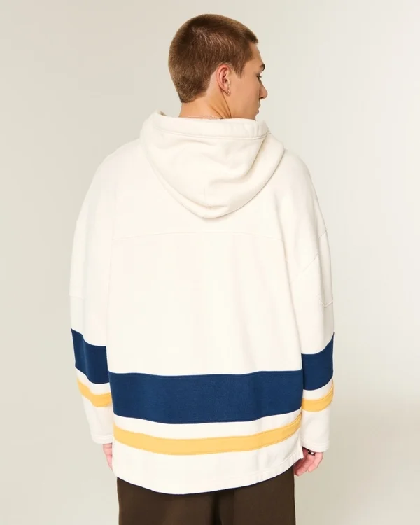 University of Notre Dame Fighting Irish Graphic Hockey Jersey Hoodie University of Notre Dame Fighting Irish Graphic Hockey Jersey Hoodie