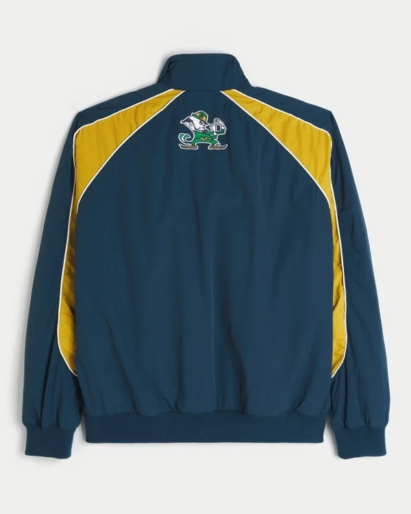 University of Notre Dame Fighting Irish Graphic Windbreaker Jacket University of Notre Dame Fighting Irish Graphic Windbreaker Jacket