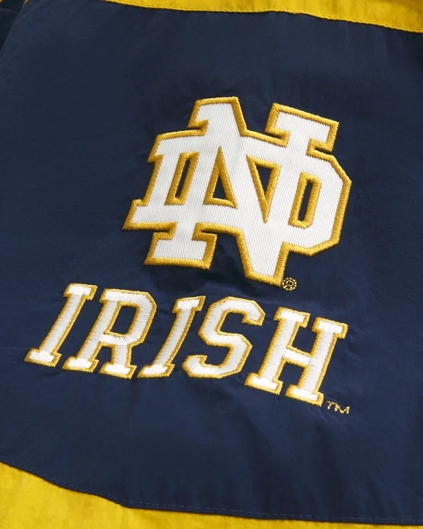 University of Notre Dame Fighting Irish Graphic Windbreaker Jacket University of Notre Dame Fighting Irish Graphic Windbreaker Jacket