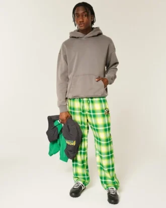 University of Oregon Ducks Graphic Flannel Pants