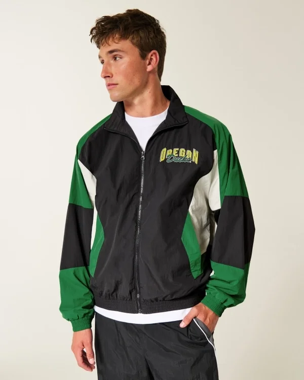 University of Oregon Ducks Graphic Windbreaker Jacket University of Oregon Ducks Graphic Windbreaker Jacket