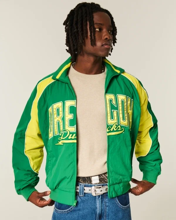University of Oregon Ducks Graphic Windbreaker Jacket University of Oregon Ducks Graphic Windbreaker Jacket