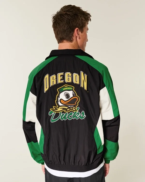 University of Oregon Ducks Graphic Windbreaker Jacket University of Oregon Ducks Graphic Windbreaker Jacket