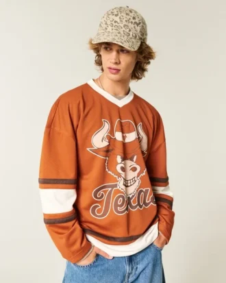University of Texas at Austin Longhorns Graphic Hockey Jersey University of Texas at Austin Longhorns Graphic Hockey Jersey