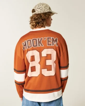 University of Texas at Austin Longhorns Graphic Hockey Jersey University of Texas at Austin Longhorns Graphic Hockey Jersey