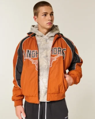 University of Texas at Austin Longhorns Graphic Windbreaker Jacket University of Texas at Austin Longhorns Graphic Windbreaker Jacket