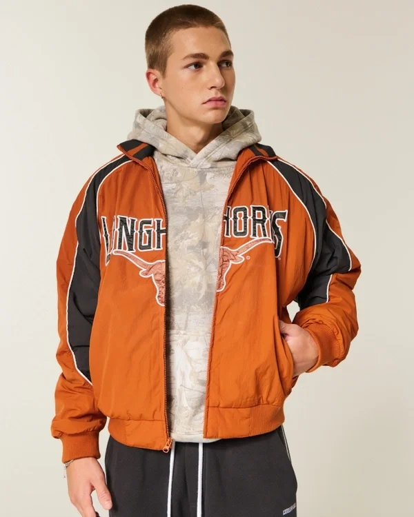 University of Texas at Austin Longhorns Graphic Windbreaker Jacket University of Texas at Austin Longhorns Graphic Windbreaker Jacket