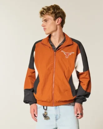 University of Texas at Austin Longhorns Graphic Windbreaker Jacket University of Texas at Austin Longhorns Graphic Windbreaker Jacket