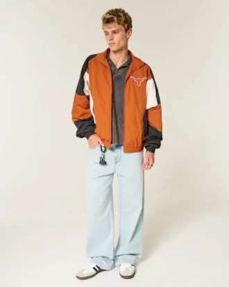 University of Texas at Austin Longhorns Graphic Windbreaker Jacket University of Texas at Austin Longhorns Graphic Windbreaker Jacket
