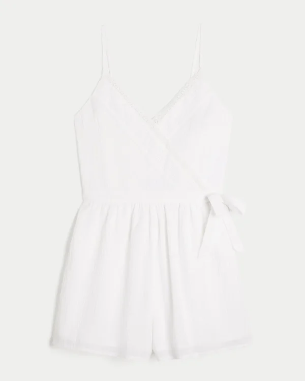 V-Neck Side Tie Romper V-Neck Side Tie Romper