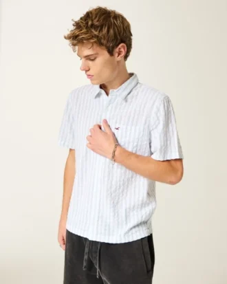 Vault Release Short-Sleeve Seersucker Icon Shirt