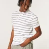 Vault Release Striped Icon Polo