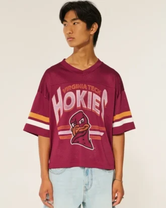Virginia Tech Hokies Graphic Football Jersey Virginia Tech Hokies Graphic Football Jersey