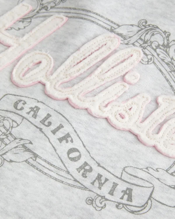 Waffle Lined Hood Zip-Up Logo Graphic Hoodie Waffle Lined Hood Zip-Up Logo Graphic Hoodie