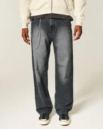 Washed Black Baggy Jeans Washed Black Baggy Jeans