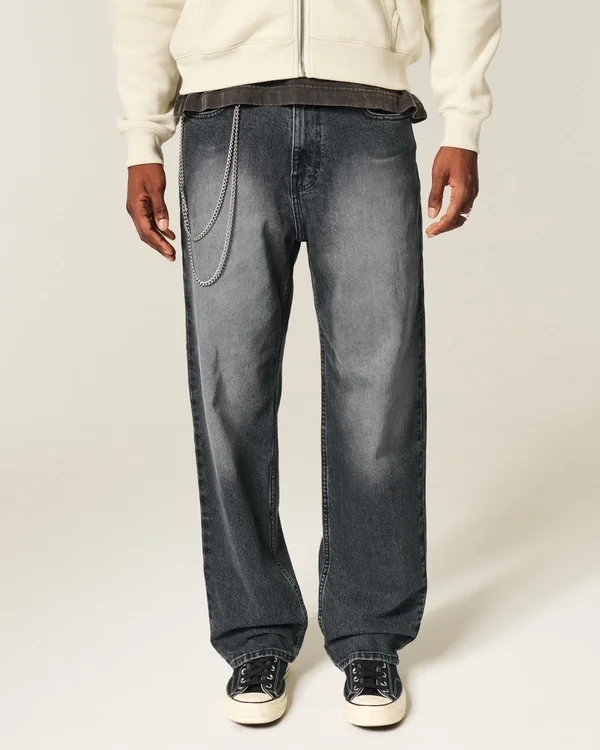 Washed Black Baggy Jeans Washed Black Baggy Jeans