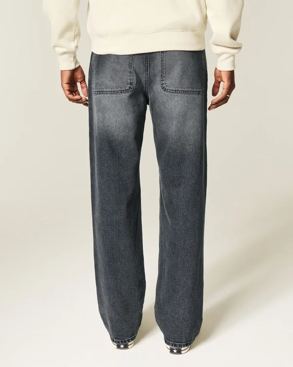 Washed Black Baggy Jeans Washed Black Baggy Jeans