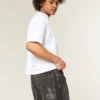 Washed Black Embroidered Snake Skater Baggy Jeans Washed Black Embroidered Snake Skater Baggy Jeans