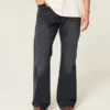 Washed Black Relaxed Bootcut Jeans Washed Black Relaxed Bootcut Jeans