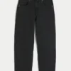 Washed Black Skater Baggy Jeans