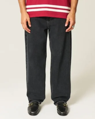 Washed Black Skater Baggy Jeans Washed Black Skater Baggy Jeans