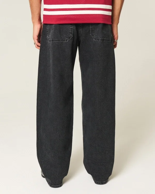 Washed Black Skater Baggy Jeans Washed Black Skater Baggy Jeans