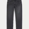 Washed Black Slim Straight Jeans Washed Black Slim Straight Jeans