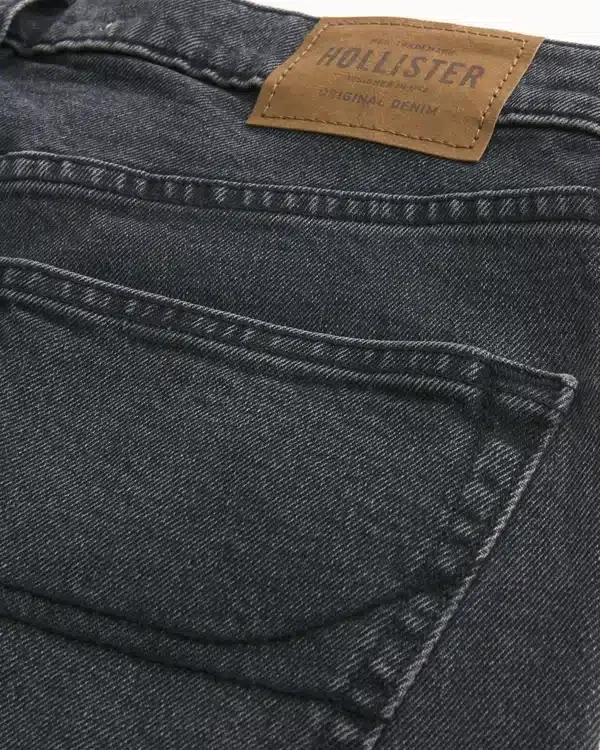 Washed Black Slim Straight Jeans Washed Black Slim Straight Jeans