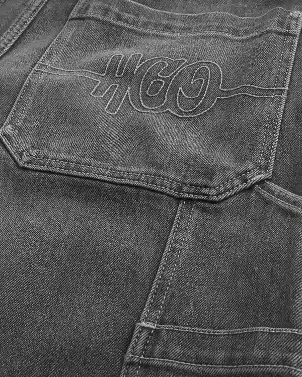 Washed Black Super Baggy Painter Jeans Washed Black Super Baggy Painter Jeans