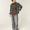 Washed Gray Skater Baggy Jeans