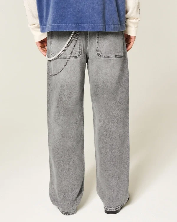 Washed Grey Baggy Jeans Washed Grey Baggy Jeans