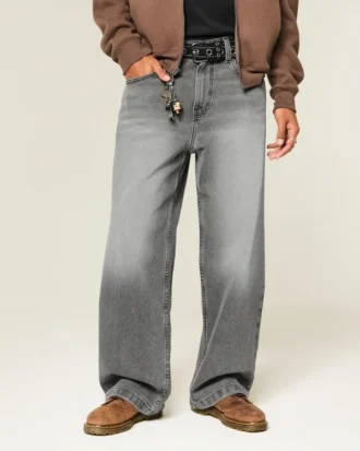 Washed Grey Super Baggy Jeans Washed Grey Super Baggy Jeans