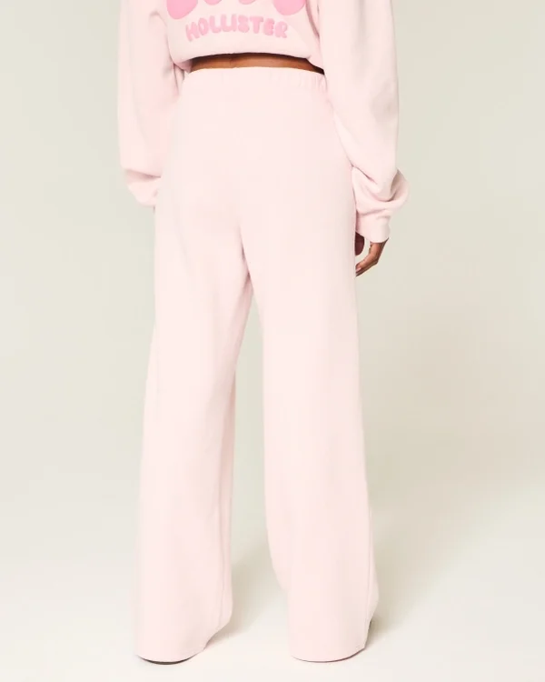 Wide-Leg Logo Sweatpants Wide-Leg Logo Sweatpants