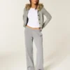 Wide-Leg Sweatpants