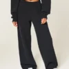 Wide-Leg Sweatpants