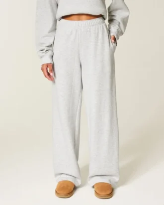 Wide-Leg Sweatpants
