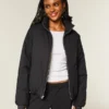 Zip-Up Puffer Jacket
