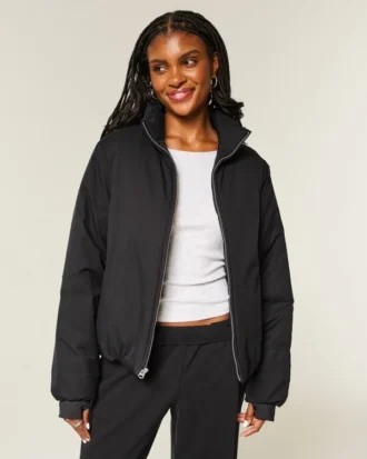 Zip-Up Puffer Jacket Zip-Up Puffer Jacket