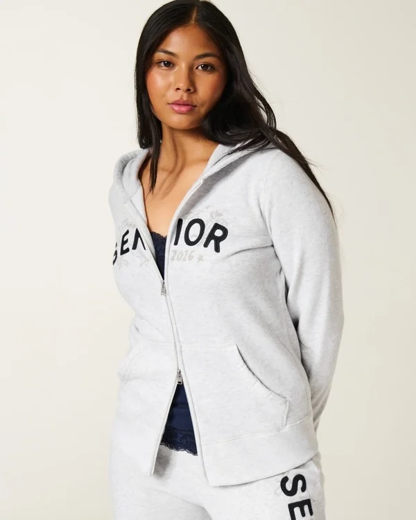 Zip-Up Senior Graphic Hoodie Zip-Up Senior Graphic Hoodie