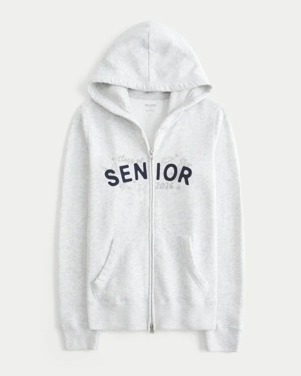 Zip-Up Senior Graphic Hoodie Zip-Up Senior Graphic Hoodie