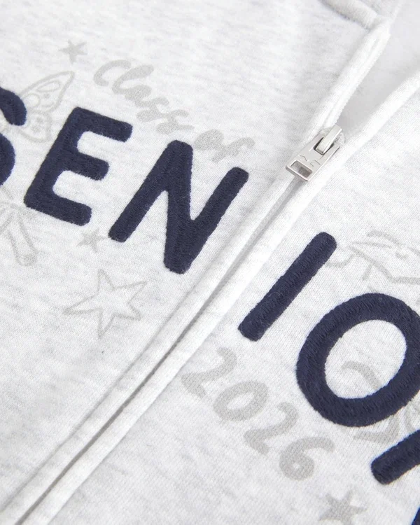 Zip-Up Senior Graphic Hoodie Zip-Up Senior Graphic Hoodie